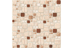 Панель ПВХ самоклеящаяся, мозаика Ритм 0,3х474х474мм (639мр) упаковка из 10шт