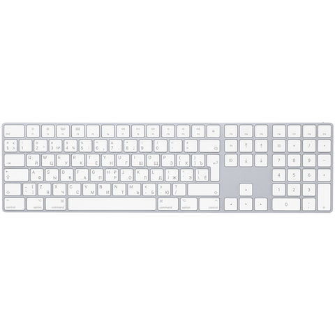 Клавиатура Apple Magic Keyboard с цифровой панелью,  Silver (MQ052RS/A)