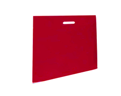 Красный полиэтиленовый пакет с вырубной ручкой 60*50+4см 70мкм