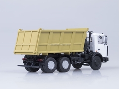 MAZ-5516 tipper white-yellow AutoHistory 1:43