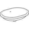 Geberit VariForm Раковина с установкой под столешницу  эллиптичекой формы, T1=55х40 см, без отв. под смеситель, с отв. перелива