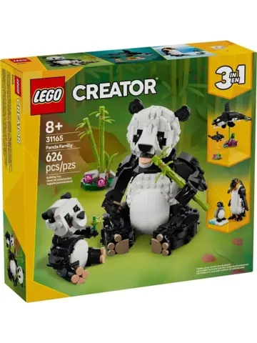 Конструктор Creator 31165 Дикие животные: Семья панд