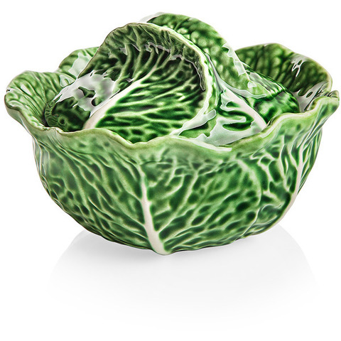 Чаша с крышкой Bordallo Pinheiro Капуста 400мл