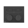 Gessi Hi-Fi Встраиваемые части для термостатического смесителя с кнопками, 1/2&quot; соединение., цвет: хром 63001#031