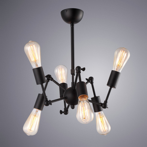 Люстра Arte Lamp Roots A9190LM-6BK