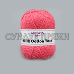 Milk Cotton Yarn 06 ярко-розовый