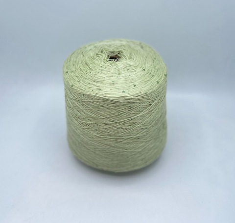 G&G Filati (пр.Италия), art-Lino 620м/100гр, 100%Лен +пайетка, цвет-Светло-зеленый. арт.30408