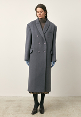 Пальто мужского кроя утепленное