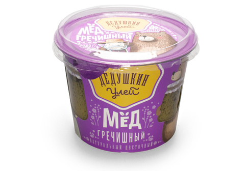 Мед гречишный "Дедушкин Улей", 300г