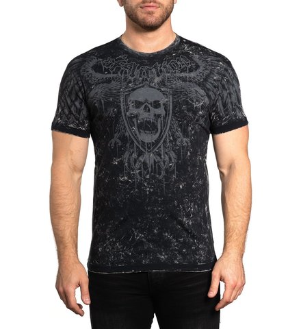 Affliction | Футболка мужская двусторонняя SPIRIT HUNTER A23720 перед