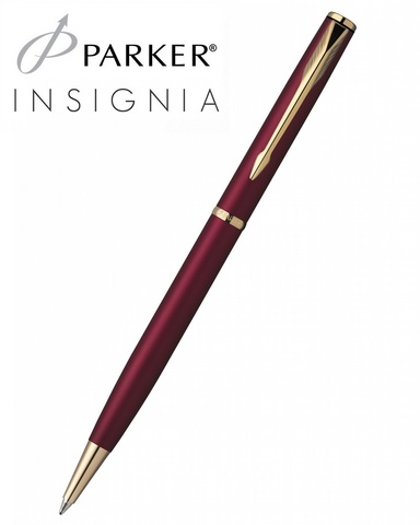 Ручка шариковая Parker Insignia K149, Burgundy GT (S0704510)