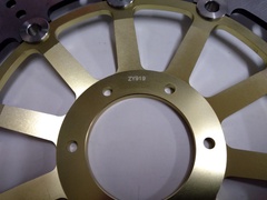 Диск тормозной передний золотой на Honda VFR V-TEC / ABS , CBR RR  , XLV VARADERO ,GL GOLD WING