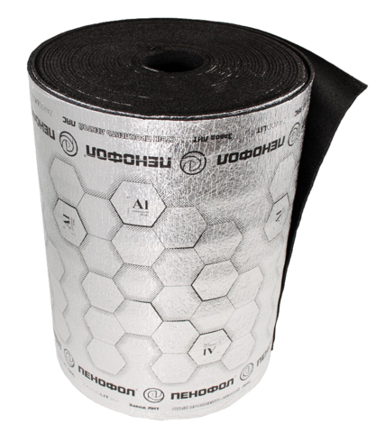 Купить Пенофол Black Тип С, толщ. 10мм шир.1200 недорого со склада в Хабаровске, Якутске, Владивостоке, Южно-Сахалинске, Благовещенске