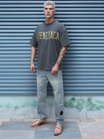 Футболка Balenciaga 446406grey