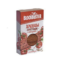 Хлебцы Blockbuster хрустящие с томатами, 130г