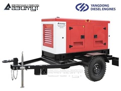 Дизельный генератор Азимут ЭД-40С-Т400-1РКМ55 Yangdong на шасси в кожухе