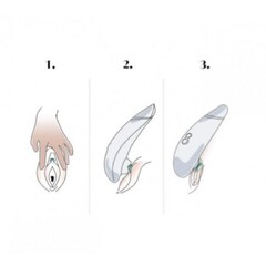 Стимулятор клиторальный Womanizer Classic-2, бесконтактный, бордовый