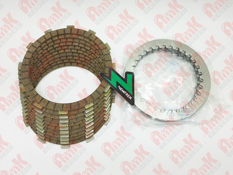 F1901AC Комплект дисков сцепления мото (фрикционные + металлические) NEWFREN