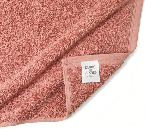 Полотенце 40x60 Blanc des Vosges Uni Hibiscus hibiscus розовое