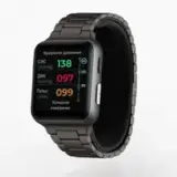 Умные часы здоровья с тонометром и ЭКГ HEALTHBAND Pro №5M Titanium