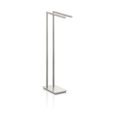Decor Walther 0504834 Decor Walther Straight 2 Полотенцедержатель двойной 38xh80см, напольный, цвет: никель сатинированный фото