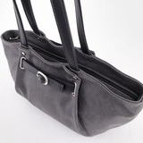 Сумка Саломея 341 македония серый + черный