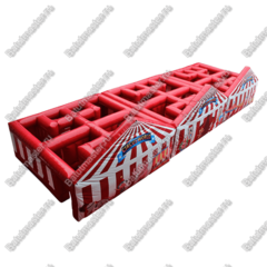 Надувной лабиринт "В цирке", 18*6*3,5 м