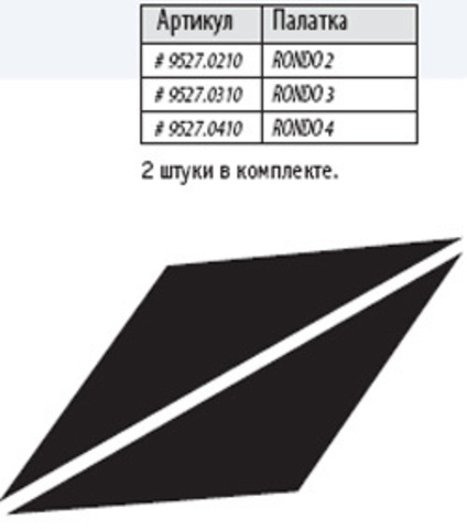 Дно под тамбур туристической палатки Alexika Ground Sheet Rondo 4