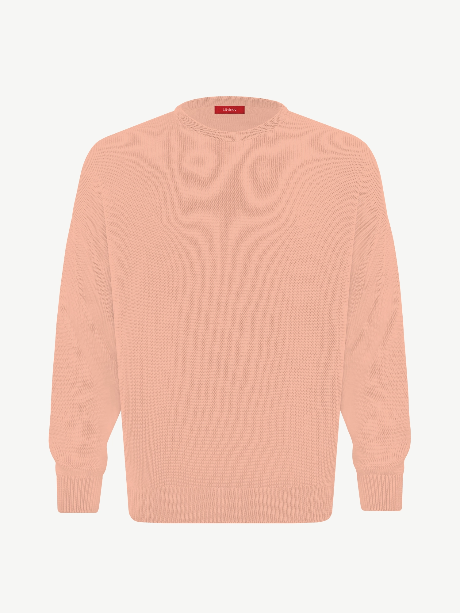 Джемпер оверсайз из экохлопка