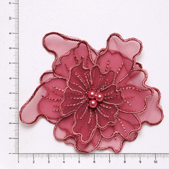 Декор/Декор пришивной/К4074 т.розовый