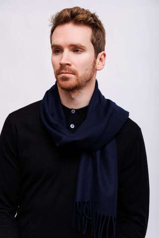 DIGEL Шарф шерстяной с бахромой