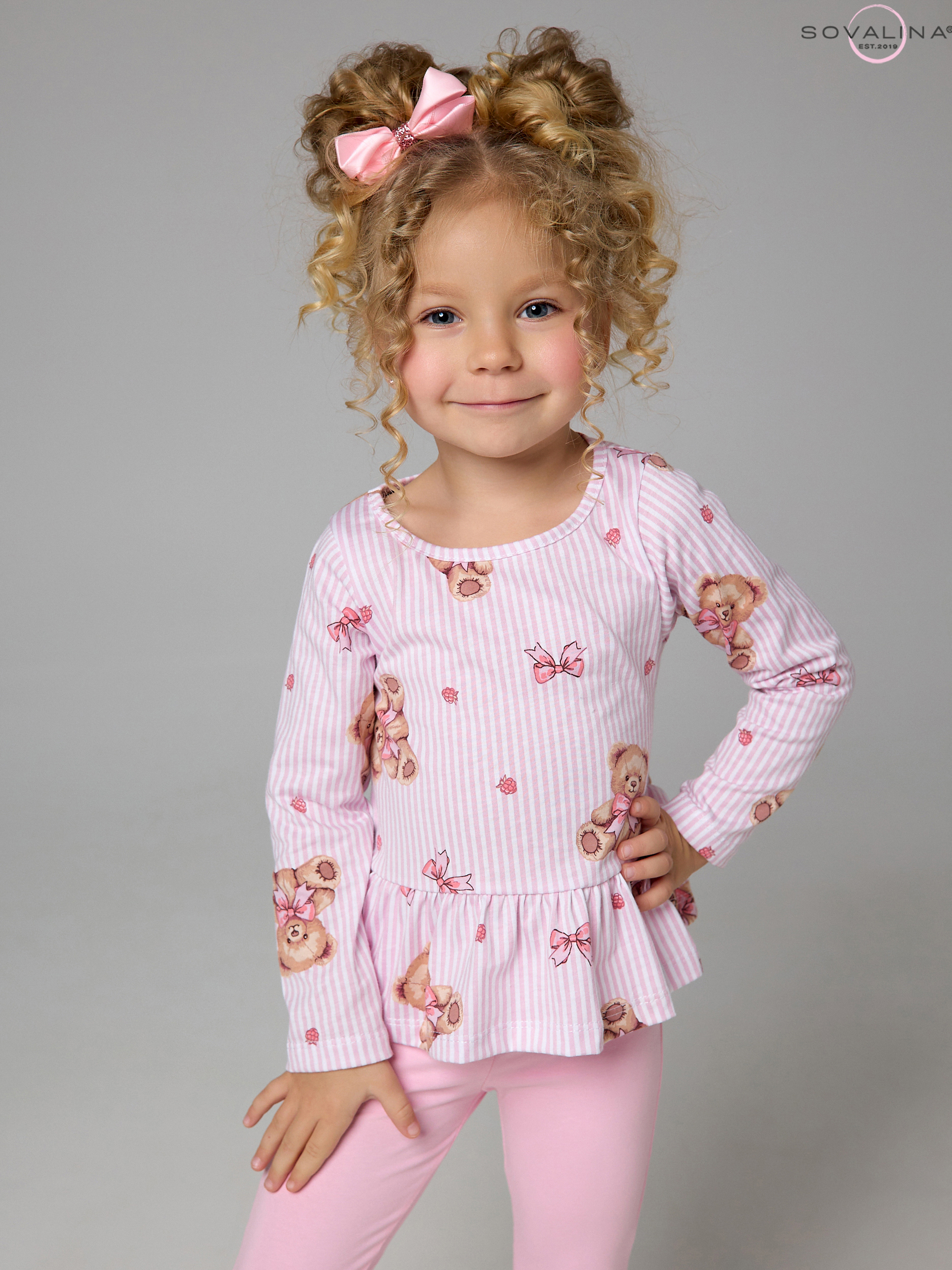 Костюм Алиса SG мишки с бантиком-роза