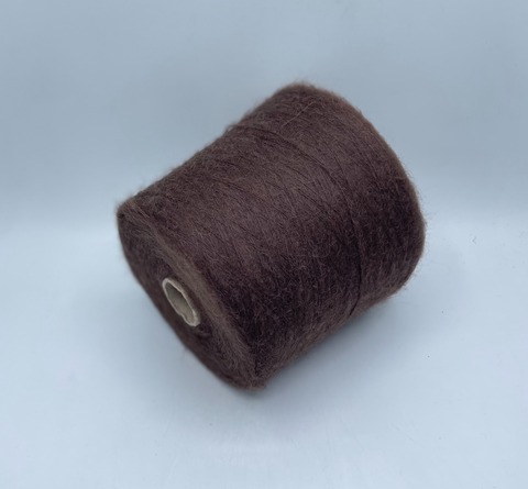 Mister Joe (пр.Италия),art-Preston 1000м/100гр, 35% Мохер, 35% Альпака 30% Полиамид, цвет-Коричневый(620/671), арт-36412