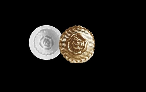 Силиконовый молд Роза в оправе