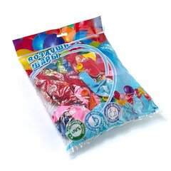 
          Шар воздушный Alingar, №10, "Счастья" №2, ассорти (рисунок мелкие цветы), 100шт/уп, пакет с европодвесом