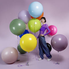 К512 24''/61 см, Макарунс, Светло-сиреневый, (H19), 1 шт.