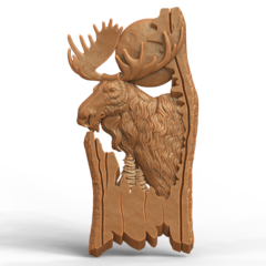 Силиконовый молд № 1120 Лось