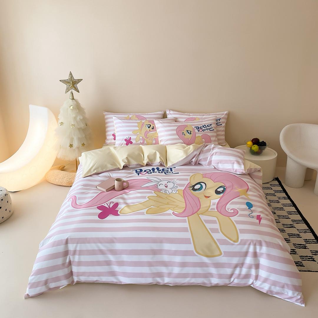 Постельное белье Полуторка Сатин Little Pony 1