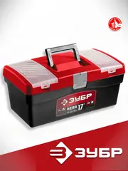 ЗУБР НЕВА-17, 420 х 220 х 180 мм, (17?), пластиковый ящик для инструментов (38323-17)