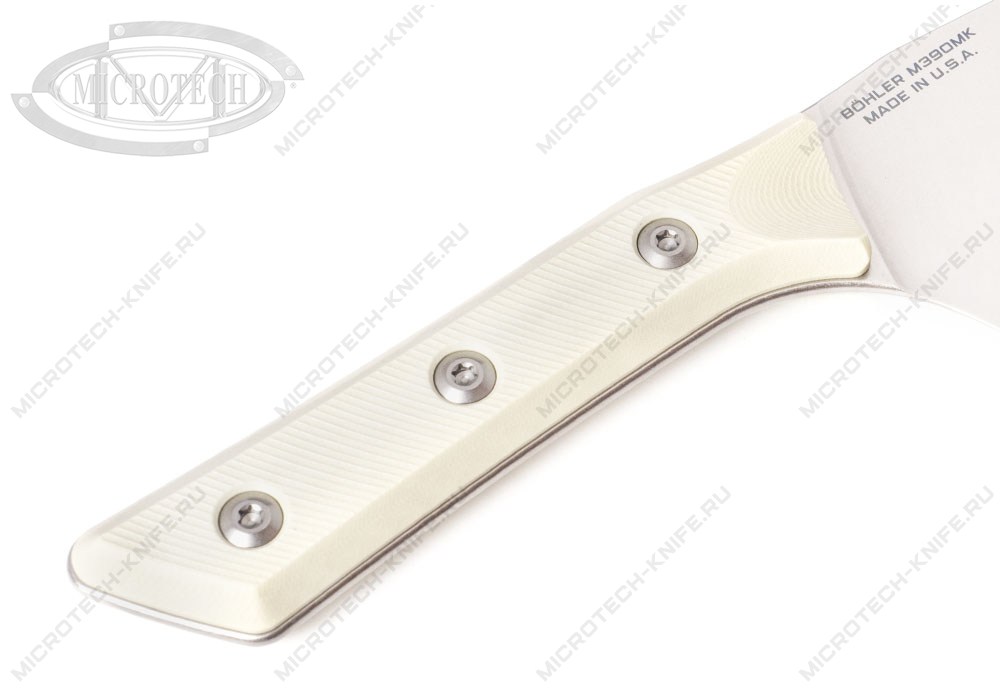 Нож Microtech Kitchen Santoku G-10 3200-10IV Ivory