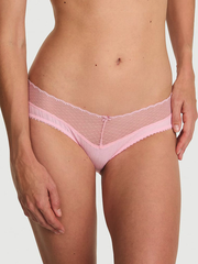 STRETCH COTTON ХИПХАГГЕРЫ С КРУЖЕВНОЙ ТЕСЬМОЙ