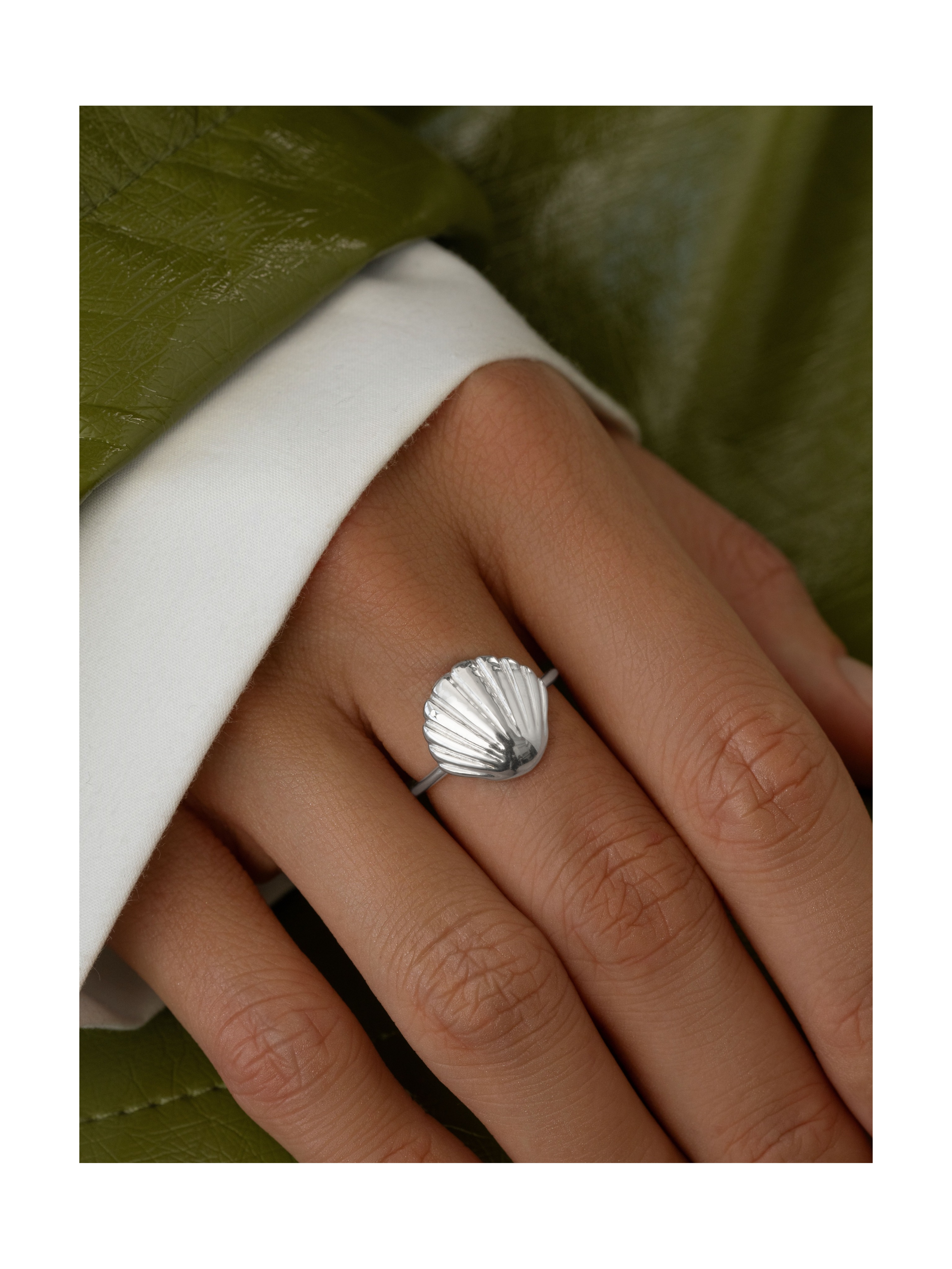Кольцо Ракушка