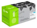 Картридж лазерный Cactus CS-CE741-WT голубой (7300стр.) для HP CLJ Pro CP5220/CP5221 без чипа