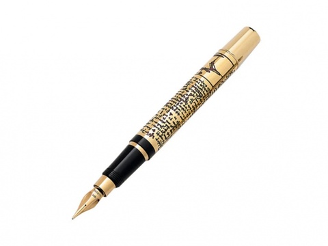 Ручка перьевая Aurora Leonardo da Vinci Gold GT, F (AU-939F)