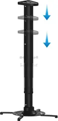 Кронштейн для проектора Cactus CS-VM-PR05L-BK черный макс.10кг потолочный поворот и наклон — фото 2