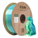 Пластик для 3D-печати eSUN PLA-Silk Magic, 1,75 мм, 1 кг, лаймово-бирюзовый, PLA-SKMG175B-LICY1P1