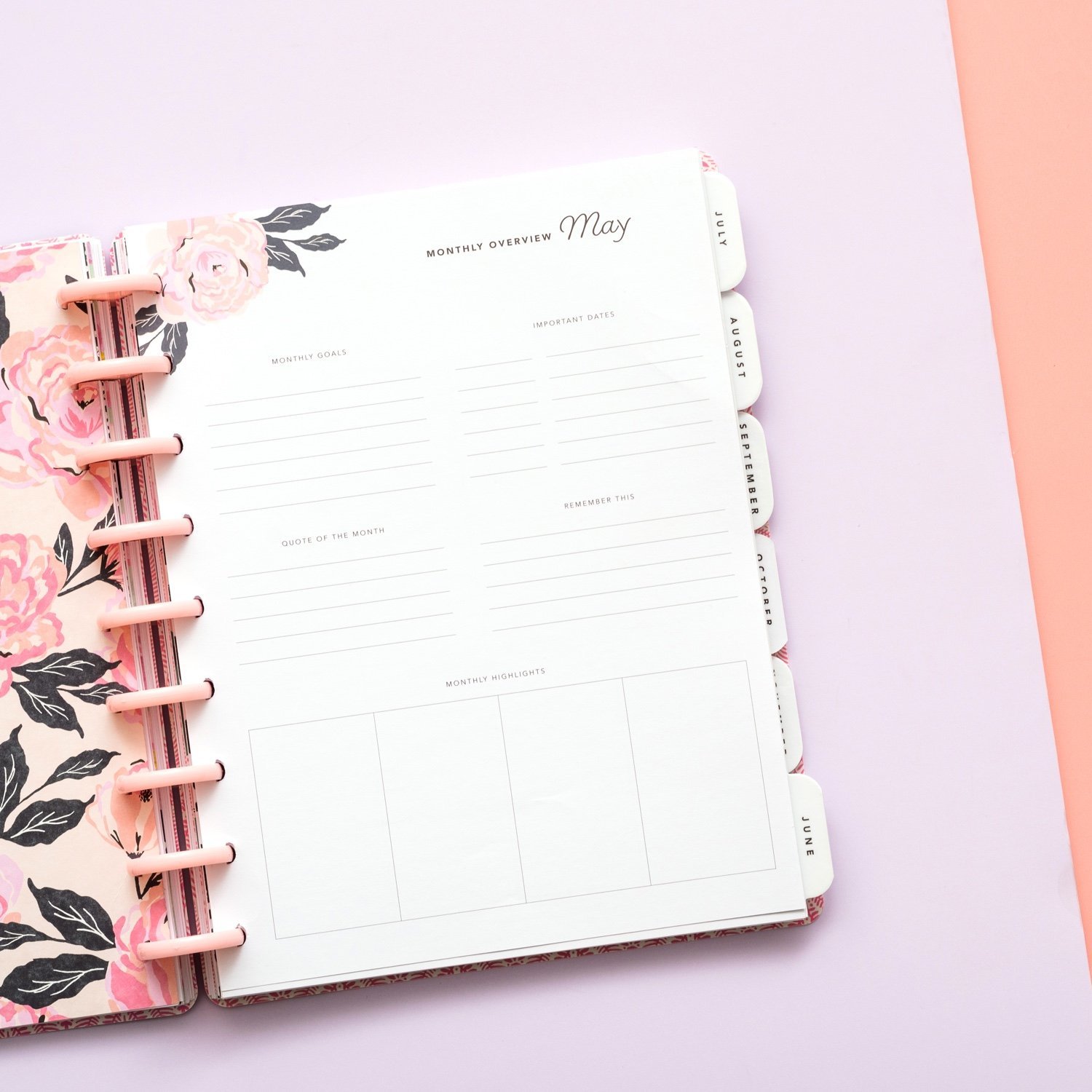 Планер на дисках, не датирован. Maggie Holmes Day-To-Day Undated 12 Month Planner- Greenhouse