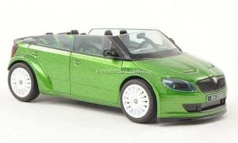 Skoda Fabia RS2000 Concept Car 2011 Rally green metallic Abrex 1:43