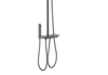 Aquatek AQ3040BGM AQ3040BGM ПОЛАРИС душевая система (смеситель для ванны) 295х195 мм, шлиф. черный хром