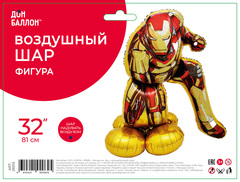 К Фигура на подставке, Железный человек, 32''/81 см, 1 шт. (под воздух)